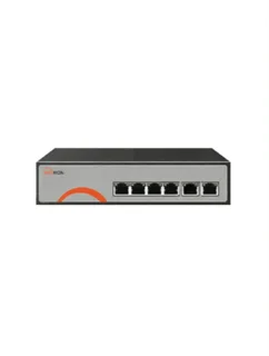 سوئیچ شبکه ۴ پورت مکسرون POE مدل: MSW-3004FPB-2FL-65I