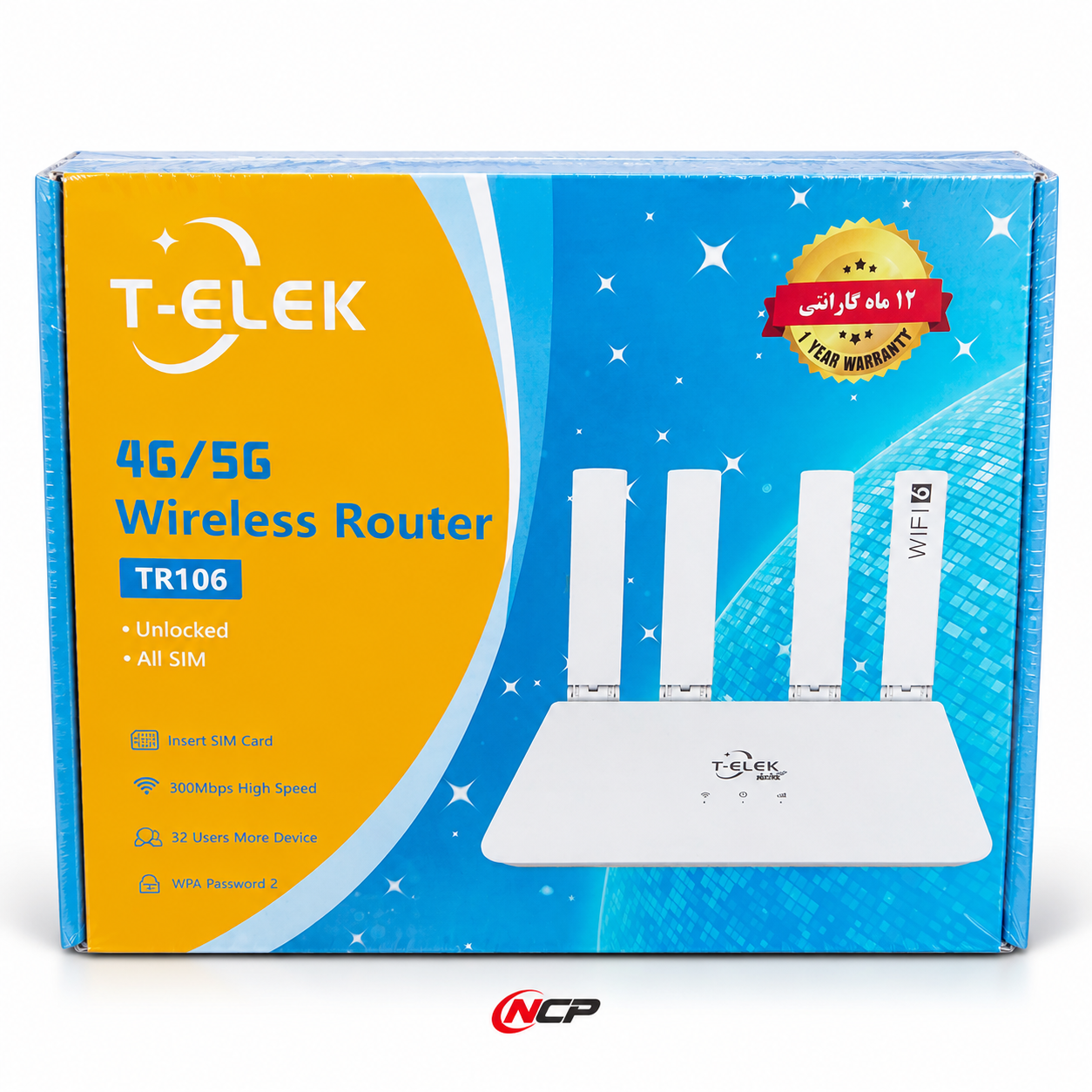 مودم سیم کارتی 4G/ 5G Telek مدل TR106