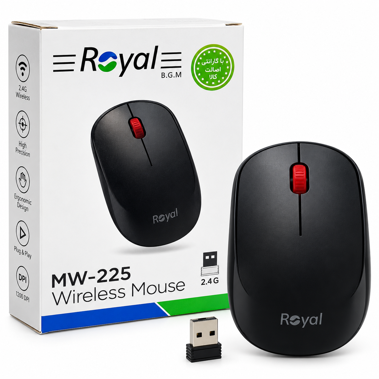 موس بیسیم ROYAL مدل WM_225